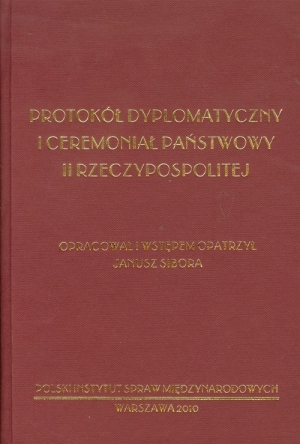 Protokół dyplomatyczny i ceremoniał państwowy II Rzeczypospolitej