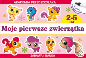 Moje pierwsze zwierzątka (do pisaka suchościeralnego) Akademia przedszkolaka 2-5 lat