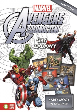 Avengers gry i zabawy + karty do zabawy do wypchnięcia