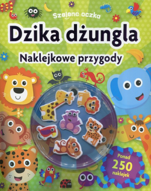 Szalone oczka Dzika dżungla Naklejkowe przygody