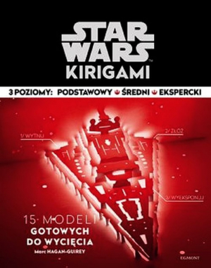 Star Wars Kirigami 3 poziomy: podstawowy, średni, ekspercki