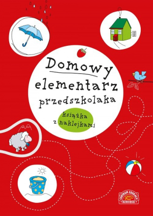 Domowy elementarz przedszkolaka Mądre dziecko książka z naklejkami