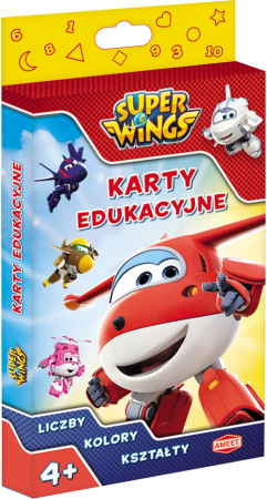 Super Wings karty edukacyjne Liczby kolory kształty PCK-301