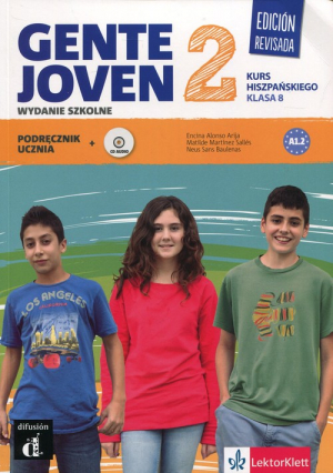Gente Joven 2 Edision Revisada Język hiszpańki 8 Podręcznik z płytą CD Szkoła podstawowa