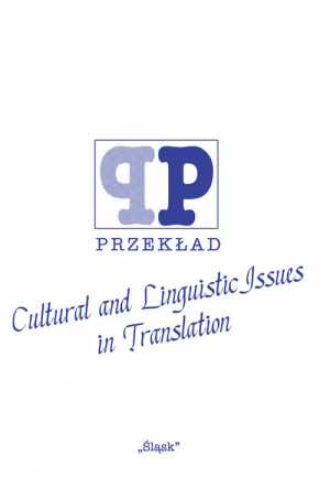Cultural and Linguistic Issues in Translation ( Nr 46)