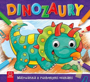 Dinozaury Malowanka z ruchomymi oczkami