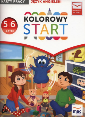 Kolorowy start 5 i 6 - latki Język angielski Karty pracy Przedszkole