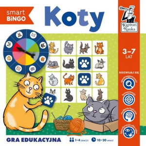 Koty Smart bingo Gra edukacyjna