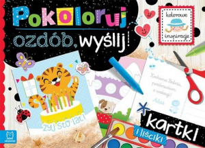 Pokoloruj ozdób wyślij Kartki i liściki