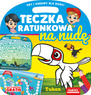 Teczka ratunkowa na nudę z grą Tukan