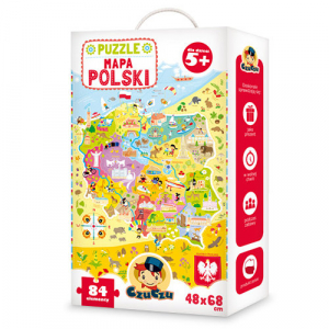 CzuCzu Puzzle 84 Mapa Polski