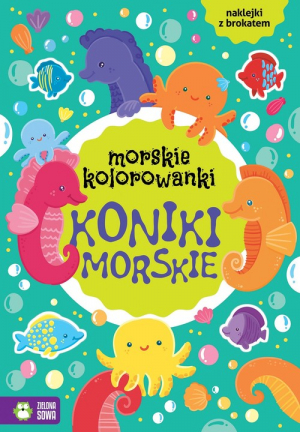 Morskie kolorowanki Koniki morskie