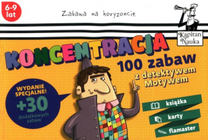 100 zabaw z detektywem Motywem Koncentracja