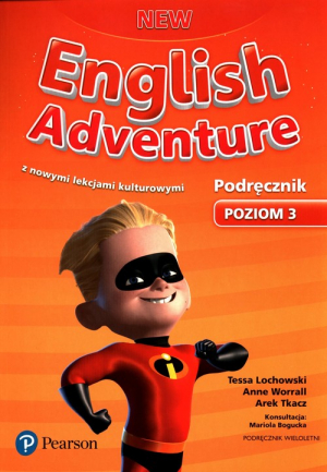 New English Adventure 3 Podręcznik wieloletni z kodem do eDesku z nowymi lekcjami kulturowymi. Szkoła podstawowa