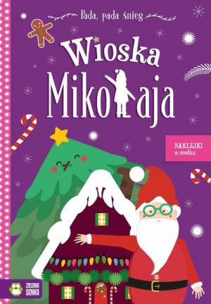 Pada pada śnieg W wiosce Mikołaja