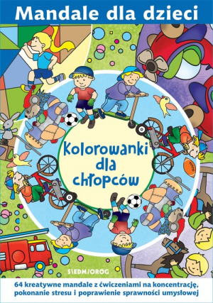 Mandale dla dzieci Kolorowanki dla chłopców