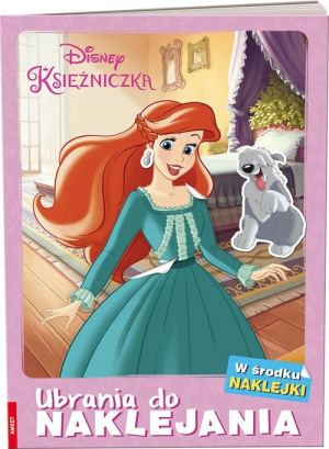 Disney Księżniczka Ubrania do naklejania