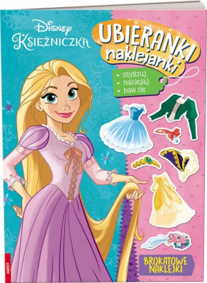 Disney Księżniczka Ubieranki naklejanki