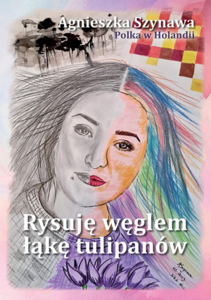 Rysuję węglem łąkę tulipanów