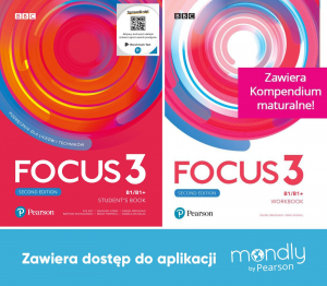 Focus Second Edition 3 Podręcznik + ćwiczenia + kod  Mondly