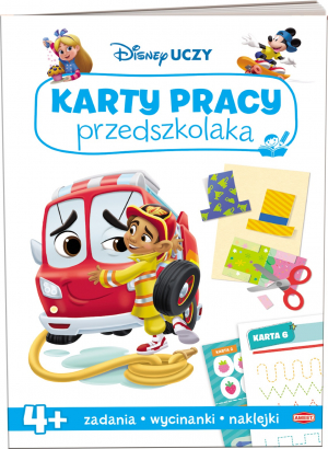 Disney Uczy Karty pracy przedszkolaka 4 lata