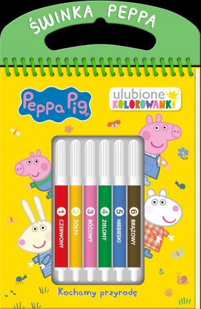 Peppa Pig. Ulubione kolorowanki cz. 2 Kochamy przyrodę