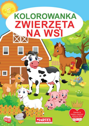 Zwierzęta na wsi. Kolorowanka