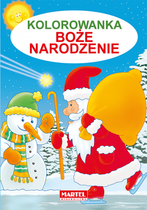 Boże narodzenie. Kolorowanka