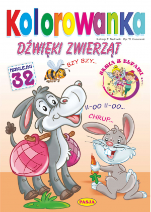 Dźwięki zwierząt. Kolorowanka