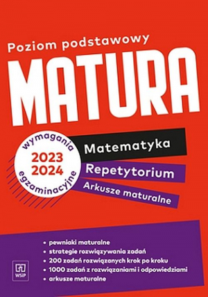 Nowe Repetytorium 2023 matematyka arkusze maturalne zakres podstawowy