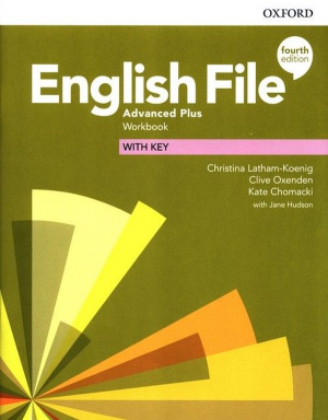 English File 4th edition Advanced Plus Workbook with key