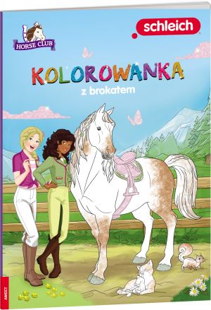 Horse Club kolorowanka z brokatem GCA-8401