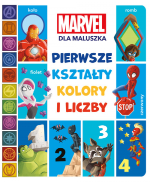 Pierwsze kształty, kolory i liczby Marvel dla maluszka