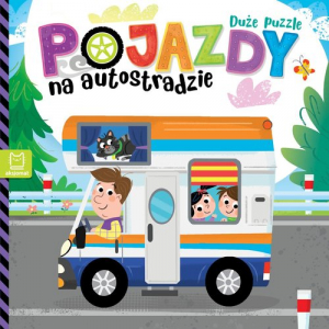 Pojazdy na autostradzie Duże puzzle