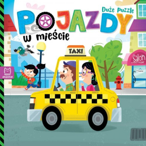 Pojazdy w mieście Duże puzzle