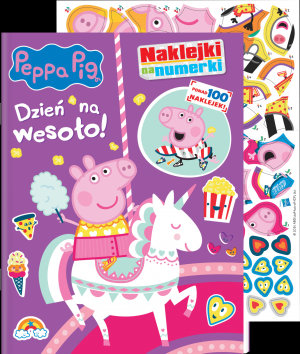 Dzień na wesoło. Świnka Peppa. Naklejki na numerki