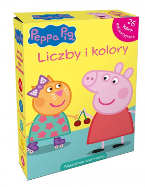 Świnka Peppa. Liczby i kolory. Karty edukacyjne w pudełku