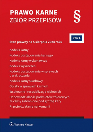 Prawo karne. Zbiór przepisów 2024