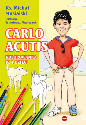 Carlo Acutis Kolorowanka dla dzieci