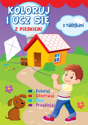 Koloruj i ucz się z pieskiem!