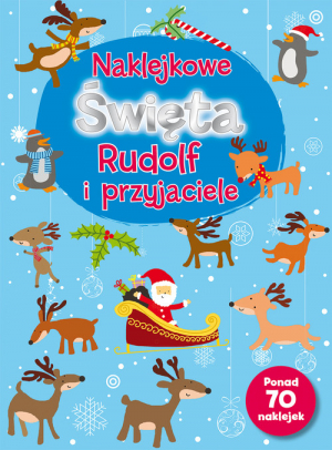 Naklejkowe Święta Rudolf i przyjaciele